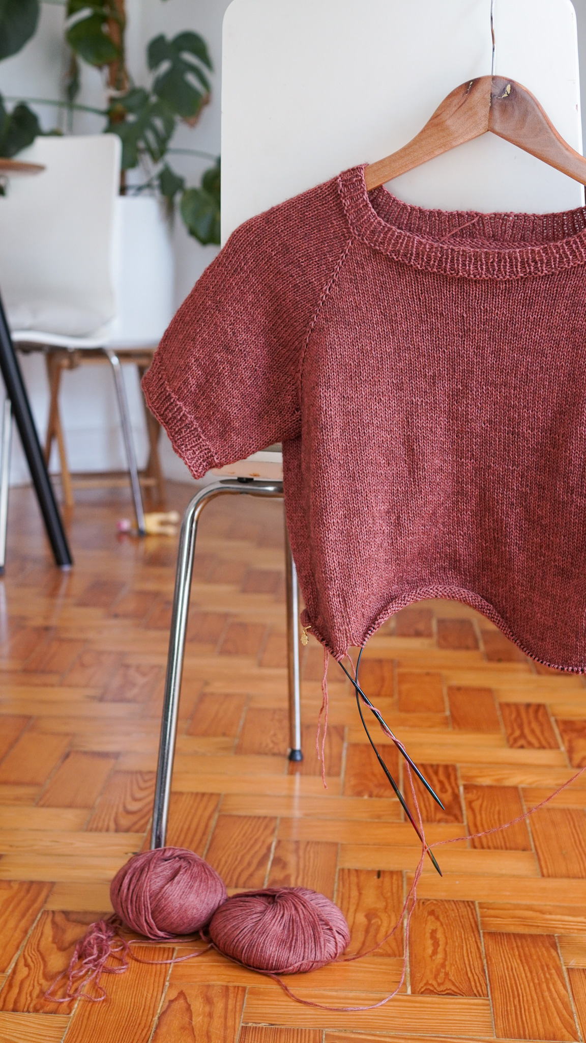 Pull JJ Raglan 2 Judith Jelena laine et coton Vaya Lang Yarns