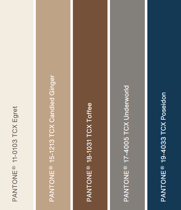 couleurs pantone NY automne hiver 2026-2027